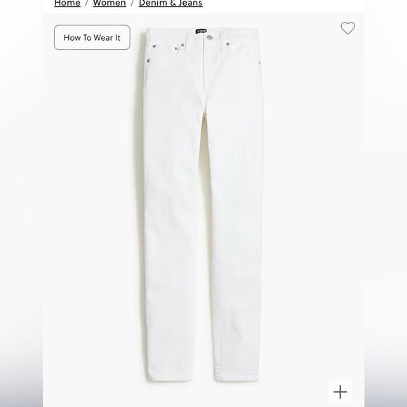 NWT J crew factory 9" mid-rise skinny jean in signature stretch - Picture 3 of 7